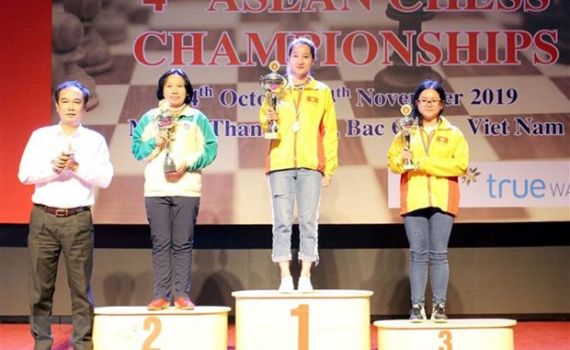 Việt Nam gi&agrave;nh 14 huy chương tại Giải v&ocirc; địch cờ vua Đ&ocirc;ng Nam &Aacute;