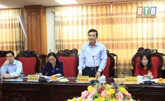  UBND tỉnh l&agrave;m việc với Đo&agrave;n c&ocirc;ng t&aacute;c của Hội Nhạc sĩ Việt Nam