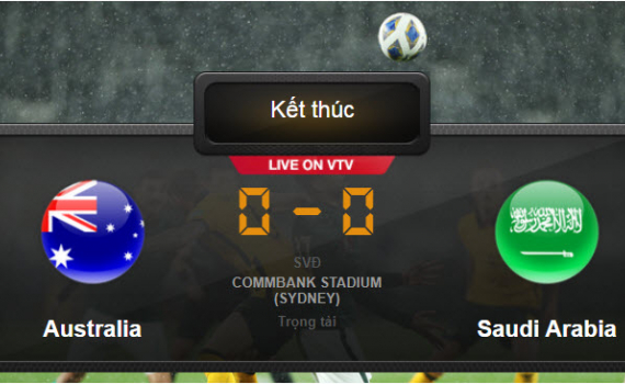 Australia 0&ndash;0 Saudi Arabia: Chia điểm kịch t&iacute;nh, Saudi Arabia giữ vững ng&ocirc;i đầu bảng B