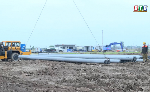 Quỳnh Phụ: Đẩy nhanh tiến độ ho&agrave;n thiện hạ tầng thu h&uacute;t đầu tư 