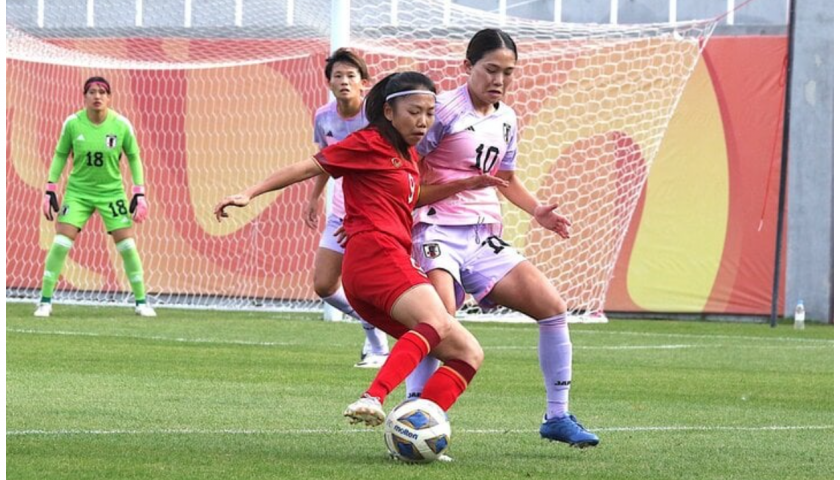 Đội tuyển nữ Việt Nam thua Nhật Bản trong trận đấu chia tay HLV Mai Đức Chung