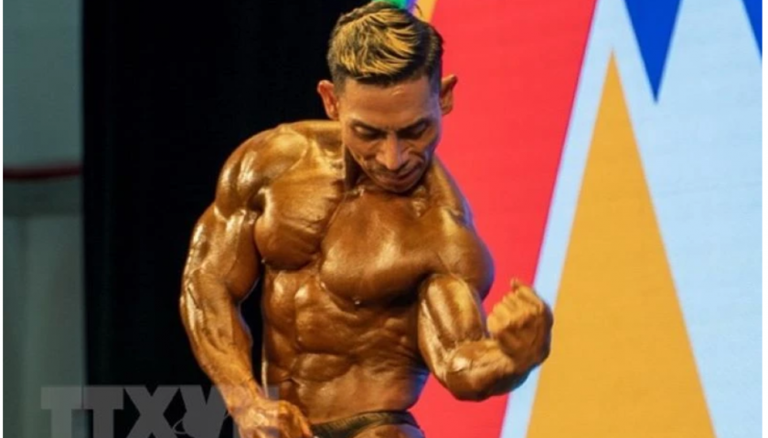Lực sĩ Phạm Văn M&aacute;ch lần thứ 6 V&ocirc; địch Thể h&igrave;nh thế giới