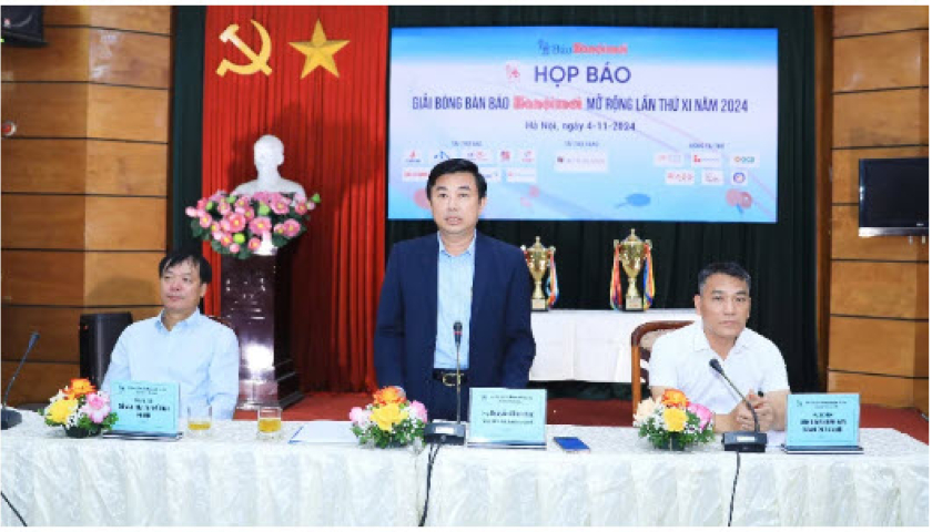 Giải b&oacute;ng b&agrave;n B&aacute;o H&agrave; Nội Mới mở rộng lần thứ 11 năm 2024