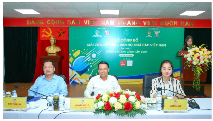 Giải b&oacute;ng b&agrave;n Hội Nh&agrave; b&aacute;o Việt Nam 2024 c&oacute; số tiền thưởng kỷ lục