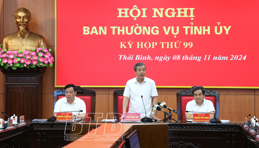 Hội nghị Ban Thường vụ Tỉnh ủy 