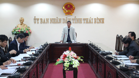 UBND tỉnh nghe v&agrave; cho &yacute; kiến về Đề &aacute;n ph&aacute;t triển nu&ocirc;i c&aacute; lồng tr&ecirc;n s&ocirc;ng 