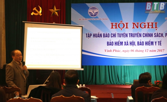 Tập huấn b&aacute;o ch&iacute; tuy&ecirc;n truyền ch&iacute;nh s&aacute;ch, ph&aacute;p luật Bảo hiểm x&atilde; hội, Bảo hiểm y tế