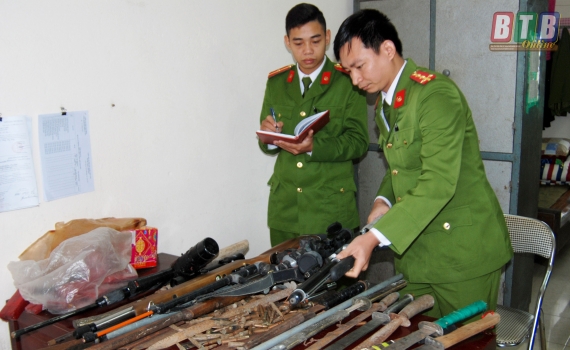 Kiến Xương: Nhiều biện ph&aacute;p đảm bảo an ninh trật tự dịp Tết Nguy&ecirc;n đ&aacute;n