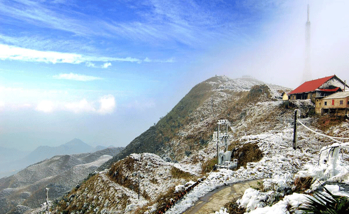 điểm ngắm tuyết rơi