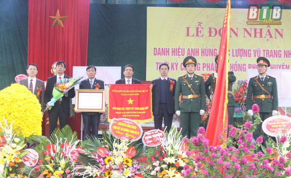 Hồng Phong: Đón nhận danh hiệu Anh hùng Lực lượng vũ trang nhân dân