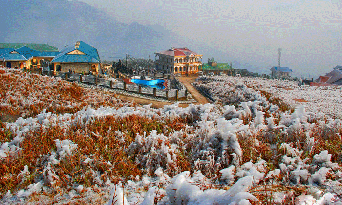 điểm ngắm tuyết rơi