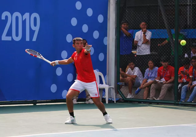 Thắng chung kết nội bộ, Lý Hoàng Nam giành HCV SEA Games lịch sử cho quần vợt Việt Nam - Ảnh 1.