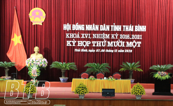 Trong 3 ng&agrave;y 7-9/12, HĐND tỉnh kho&aacute; XVI tổ chức kỳ họp thứ 11
