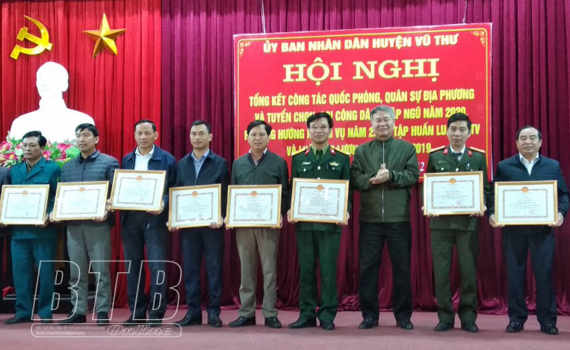 Vũ Thư tổng kết nhiệm vụ quân sự, quốc phòng địa phương năm 2020