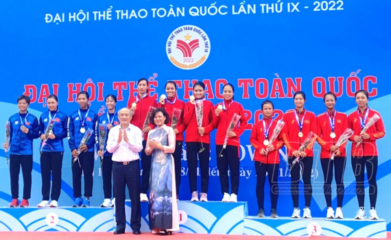 Đua thuyền Th&aacute;i B&igrave;nh đạt 10 huy chương tại Đại hội Thể thao to&agrave;n quốc