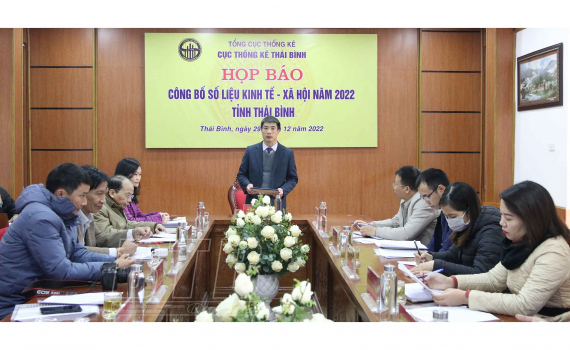 Họp b&aacute;o c&ocirc;ng bố số liệu thống k&ecirc; kinh tế - x&atilde; hội năm 2022