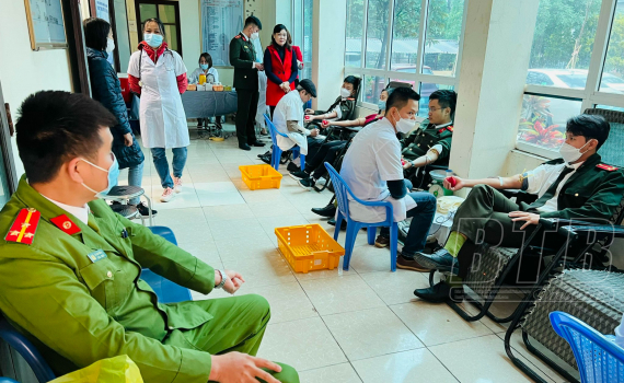 Kiến Xương: Thu được 108 đơn vị m&aacute;u trong ng&agrave;y hội hiến m&aacute;u t&igrave;nh nguyện đợt 3 năm 2022