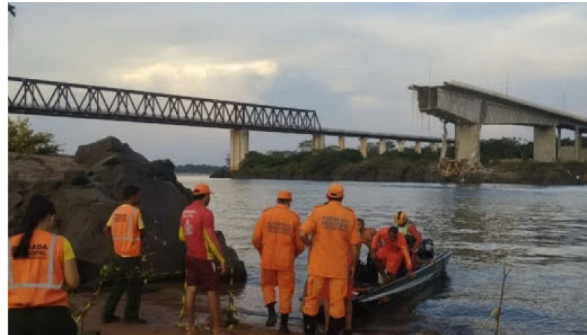 Brazil: Sập cầu Juscelino Kubitschek ở miền bắc, &iacute;t nhất 16 người mất t&iacute;ch