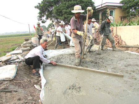 Học B&aacute;c để x&acirc;y dựng n&ocirc;ng 
th&ocirc;n mới