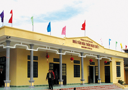 Ph&aacute;t huy vai tr&ograve; của thiết chế văn h&oacute;a trong x&acirc;y dựng n&ocirc;ng th&ocirc;n mới