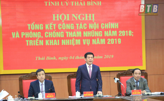 Tổng kết công tác nội chính và phòng, chống tham nhũng