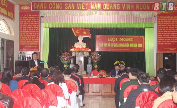 Thẩm định x&atilde; n&ocirc;ng th&ocirc;n mới tại huyện Kiến Xương