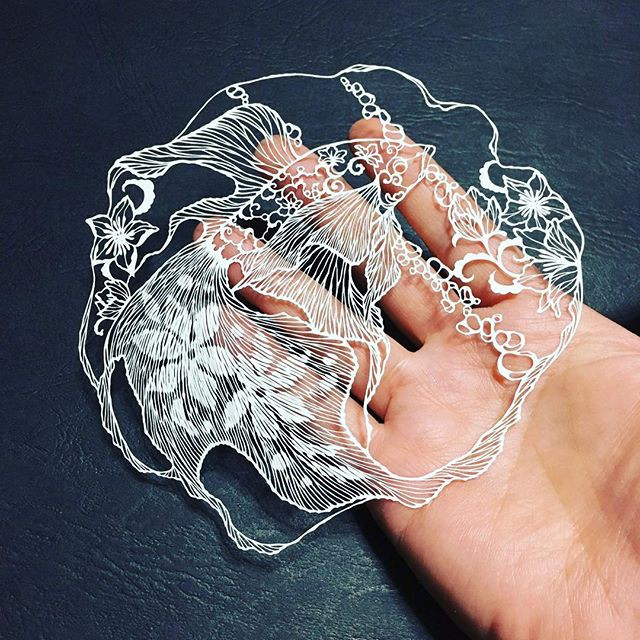 Những tác phẩm đẹp ngẩn ngơ làm từ giấy - Ảnh 5. Những tác phẩm đẹp ngẩn ngơ làm từ giấy - Ảnh 5.