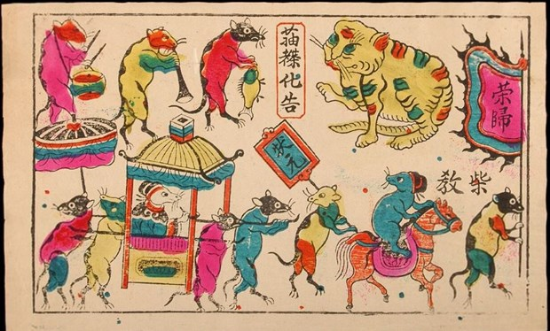 Nam Ty ngam lai nhung dau an cua chuot trong van hoa dan gian hinh anh 1