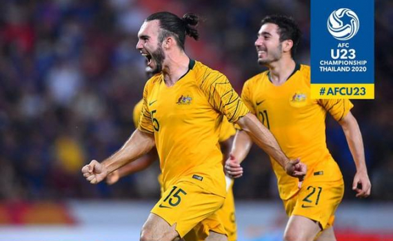 Kết quả, BXH bảng A VCK U23 ch&acirc;u &Aacute; 2020 ng&agrave;y 11/01: U23 Th&aacute;i Lan mất ng&ocirc;i đầu bảng v&agrave;o tay U23 Australia