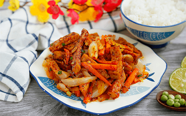 Lạ miệng với các món chống ngán từ giò, gà thừa sau Tết - Ảnh 3. Lạ miệng với các món chống ngán từ giò, gà thừa sau Tết - Ảnh 3.