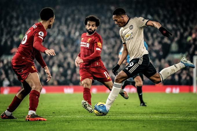 Martial có cơ hội ghi bàn nhưng không tận dụng thành công