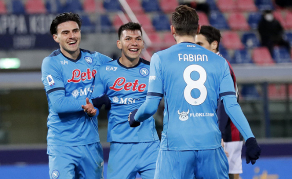 Napoli gi&agrave;nh chiến thắng tr&ecirc;n s&acirc;n của Bologna