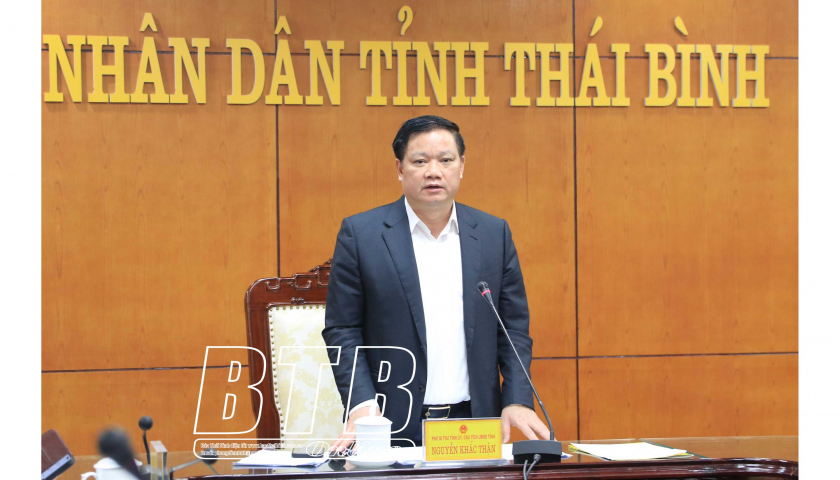 UBND tỉnh nghe v&agrave; cho &yacute; kiến về một số nội dung quan trọng