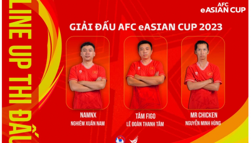 Việt Nam tham dự giải b&oacute;ng đ&aacute; điện tử ch&acirc;u &Aacute; lần đầu ti&ecirc;n