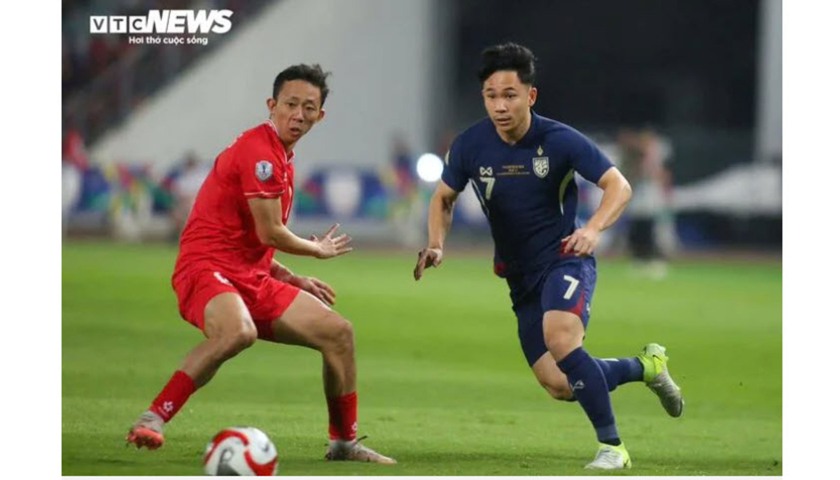 B&aacute;o Th&aacute;i Lan ch&ecirc; đội nh&agrave; chơi xấu, ghi b&agrave;n tr&aacute;i tinh thần thể thao