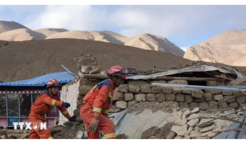 Động đất tại Trung Quốc: 126 người đ&atilde; thiệt mạng v&agrave; 188 người bị thương