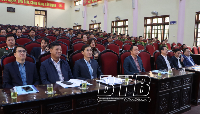 Kiến Xương: Triển khai nhiệm vụ bảo đảm an ninh trật tự dịp tết Nguy&ecirc;n đ&aacute;n Ất Tỵ 2025