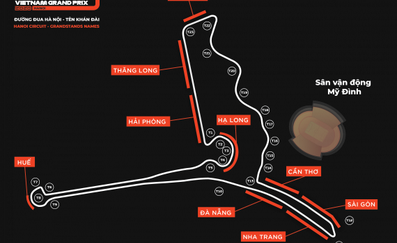 Những khán đài đẹp nhất tại giải đua F1