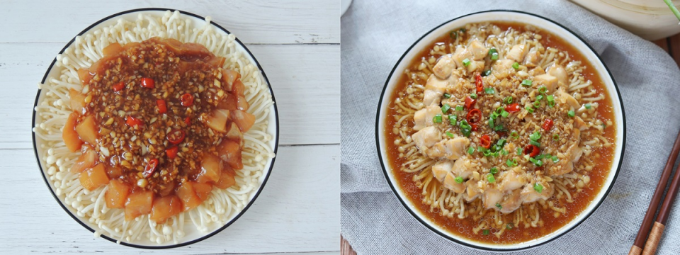 Gà hấp nấm làm dễ, ăn ngon lại còn đẹp như nhà hàng 5* - Ảnh 4.