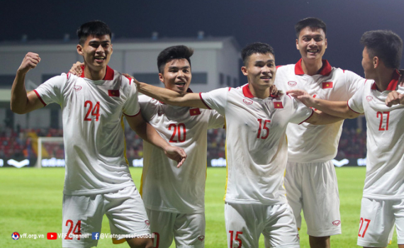 ĐT U23 Việt Nam đại thắng U23 Singapore trong trận ra qu&acirc;n tại giải U23 Đ&ocirc;ng Nam &Aacute; 2022