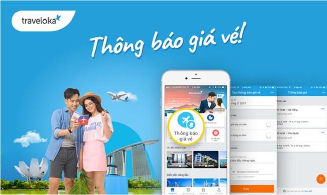 Ứng dụng săn vé máy bay giá rẻ Traveloka