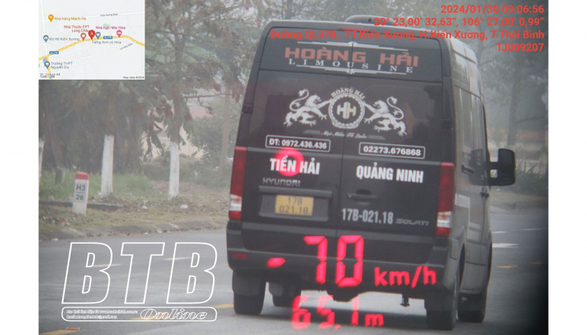 Trong tuần, ghi nhận 180 trường hợp phạt nguội   