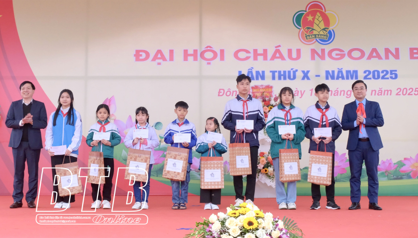 Đại hội ch&aacute;u ngoan B&aacute;c Hồ huyện Đ&ocirc;ng Hưng lần thứ X