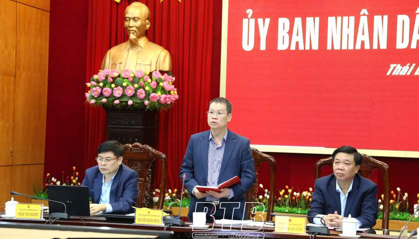UBND tỉnh: Nghe v&agrave; cho &yacute; kiến về một số nội dung quan trọng