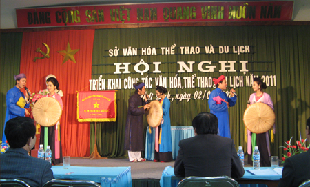 Triển khai c&ocirc;ng t&aacute;c văn h&oacute;a, thể thao v&agrave; du lịch năm 2011