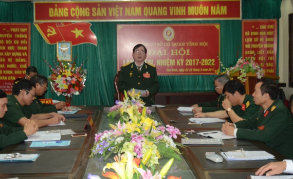 Đại hội lần thứ IV Hội CCB cơ sở cơ quan Tỉnh hội