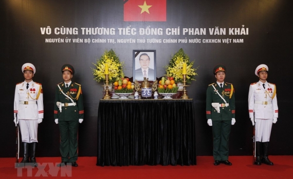 Tổ chức trọng thể Quốc tang nguy&ecirc;n Thủ tướng Phan Văn Khải
