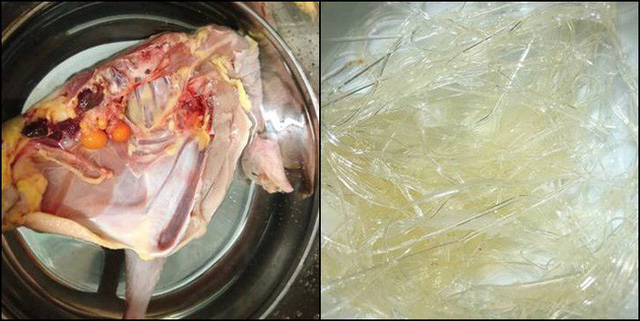 Lấy nước luộc gà cho bo bo vào nấu trước, khi bo bo chín thì cho sâm (không nên cho nhiều sâm sẽ làm cháo có vị nhẫn và đắng), gạo nếp, gạo tẻ vào hầm cho đến khi cháo nhừ.