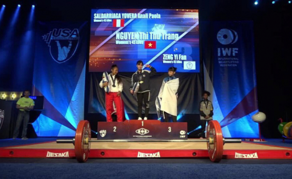 Cử tạ Việt Nam gi&agrave;nh th&ecirc;m 4 HCV tại Giải Cử tạ Thanh thiếu ni&ecirc;n thế giới