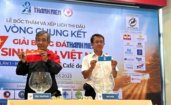 Bốc thăm lịch thi đấu v&ograve;ng chung kết Giải b&oacute;ng đ&aacute; Thanh ni&ecirc;n Sinh vi&ecirc;n